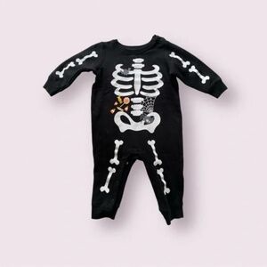 Baby Skeleton Halloween Onesie